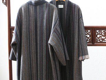 Cashmere and Yak wool robe